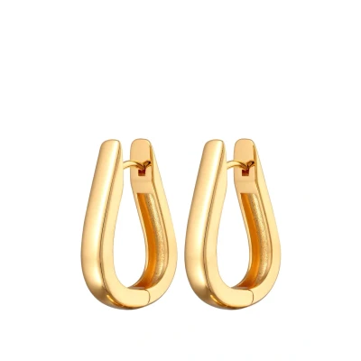 Abbildung von Elli OVAL Ohrringe, Damen, Größe: One Size, Gold