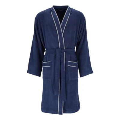 Abbildung von Vossen Herren Bademantel Jack marine blau XL