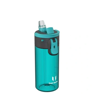 Abbildung von Sparrow Trinkflasche Kinder 500ml TouchFlow Tritan Wasserflasche BPA frei Sportflasche Auslaufsicher Trinkflaschen mit Strohhalm für Sport, Outdoor Leicht, Nachhaltig
