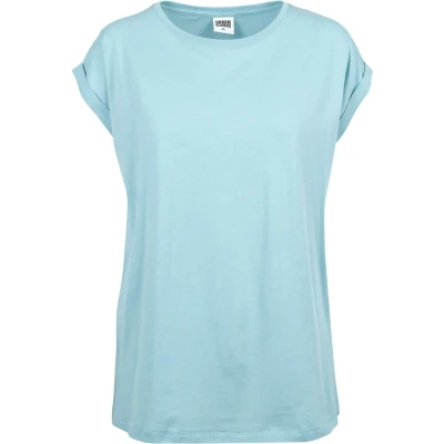 Abbildung von Urban Classics Extended Shoulder Tshirt basic, Damen, Größe: Medium, Bluemint