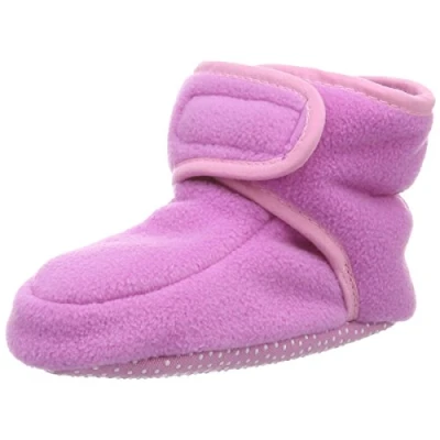 Abbildung von Playshoes Unisex Kinder Baby Fleeceschuhe Krabbelschuhe, Pink, 18/19 EU