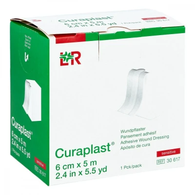 Abbildung von Curaplast Wundschnellverband sensitiv 6 cmx5 m