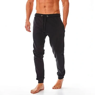 Abbildung von Iron Mountain IMPNT206 Herren Recycelte Garn Öko freundliche Jogginghose mit Bündchen, Marine, S