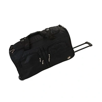 Abbildung von Rockland Gepäck 76,2 cm Rolltasche, Schwarz, Einheitsgröße, Melbourne Hardside Erweiterbares Spinnrad