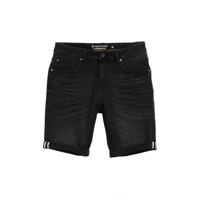 Abbildung von TOM Tailor JOSH Jeans Shorts, Herren, Größe: 36, black denim