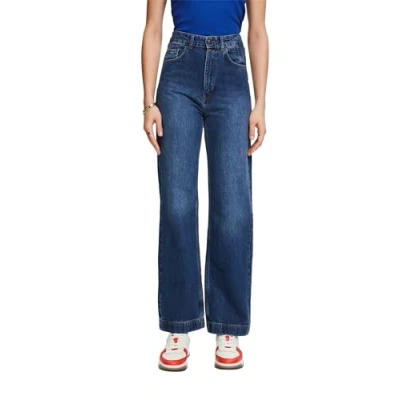 Abbildung von ESPRIT Damen Jeans 992ee1b359, Blue Medium Washed, 33W / 32L