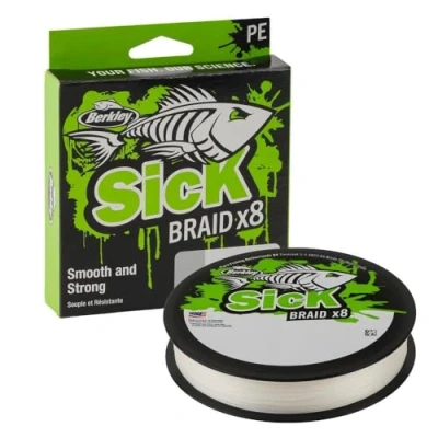 Abbildung von Berkley Sick Braid White Geflochtene Schnur 0.10mm 7.5kg (300m)