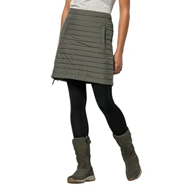 Abbildung von Jack Wolfskin Damen ICEGUARD Skirt Outdoorrock, Dusty Olive, XS