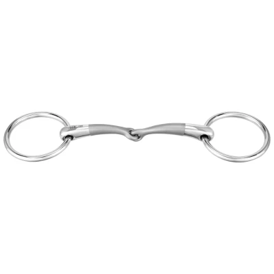Abbildung von Sprenger Unterlegtrense Satinox 12mm RVS Gebrochen 12,5cm Agradi.deVerkauft von Agradi