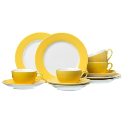 Abbildung von Ritzenhoff &amp; Breker Kaffeeservice Doppio, 12 teilig, Porzellangeschirr, Rot