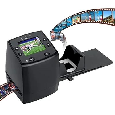 Abbildung von DIGITNOW! Diascanner Konvertiert 35mm / 135 Negative und Dia zu Digital JPEG, Filmscanner mit hoher Auflösung von 1800 DPI, kein Computer erforderlich