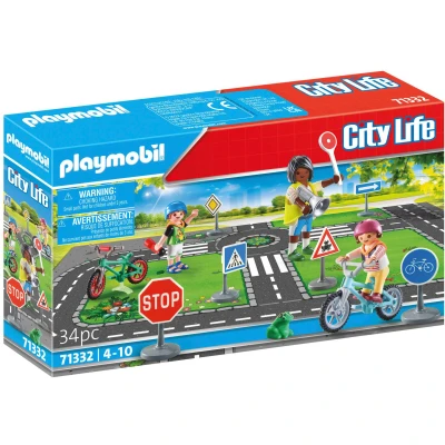 Abbildung von Playmobil® Konstruktions Spielset »Fahrradparcours (71332), My City Life«, (34 St.), Made in Europe