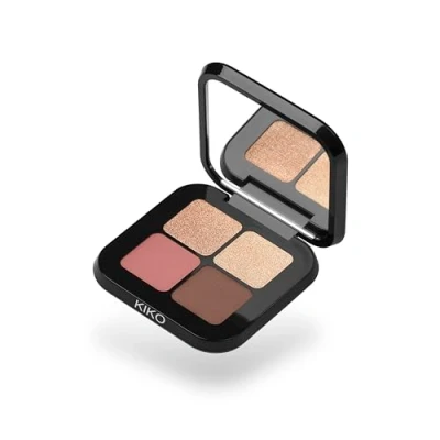 Abbildung von KIKO Milano Bright Quartet Eyeshadow Palette 02 Mit 4 Gebackenen Lidschatten Für Die Trockene Und Nasse Anwendung