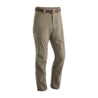 Abbildung von Maier Sports Nil, Herren Wanderhose, Wasserabweisende Outdoorhose für Trekking und Hiking, PFC frei, mSTRETCH pro 4 &amp; Dryprotec, Rollup Funktion, Braun, 28 (W40/L31)