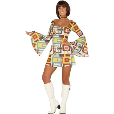 Abbildung von FIESTAS GUIRCA 70er Jahre Kleid Retro Kost?m f?r Damen