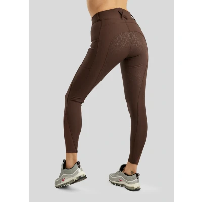 Abbildung von Rebel Reithose Highwaist Thigh Pocket Full Grip Braun