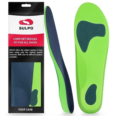 Abbildung von SULPO 1 Paar orthopädische Einlegesohlen Einlagen Schuhe Schuheinlagen Fersensporn Damen Herren arbeitsschuhe M (40 41)