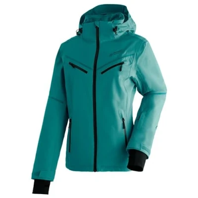 Abbildung von Maier Sports Lunada, Damen Skijacke, Wasserdichte Winterjacke mit 2 Wege Stretch, mTEX Wetterschutz und mTHERM light für mehr Wärmerückhalt, PFC frei, Grün, 38
