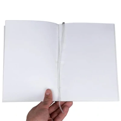 Abbildung von skaard Notizblock ⎪ a5 ⎪Recycling Papier blanko weiß⎪ Nachfüllpapier z.B. für Notizbuch