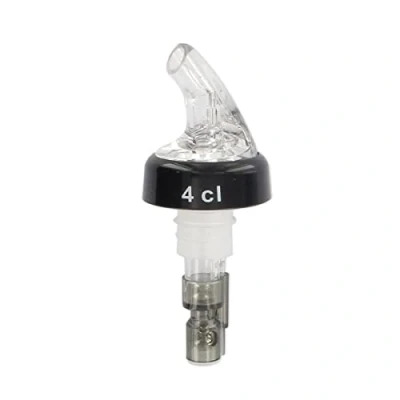 Abbildung von FACKELMANN 683152 à bille, Pour alcool verseur, bouteille, bec doseur, 4 cl, Alkoholdosierer, Ausgießer, Flaschendosierer, Kunststoff, durchsichtig