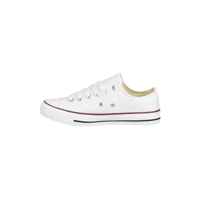 Abbildung von Elara Unisex Sneaker Low top Turnschuh Textil Chunkyrayan 89A35B White 36