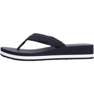 Abbildung von Tommy Hilfiger Zehentrenner, Damen, Größe: 36, Space blue Schuhe