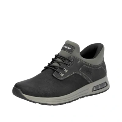 Abbildung von Rieker Herren B1051 Slipper, Schwarz, 45 EU