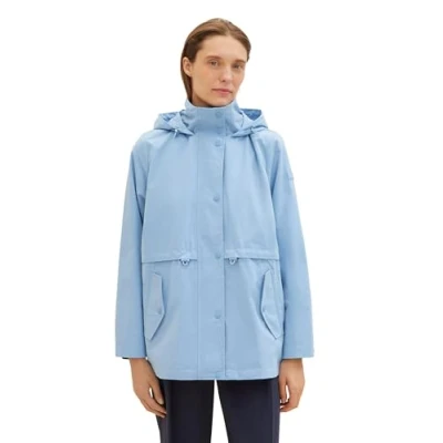 Abbildung von TOM TAILOR Parka, mit Kapuze, Kordelzug an der Taille