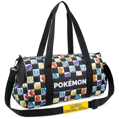 Abbildung von Pokemon Sporttasche Kinder 15 L Pikachu Tasche Sport für Schule Kita Schwimmtasche Teenager Reisetasche Mädchen Jungen
