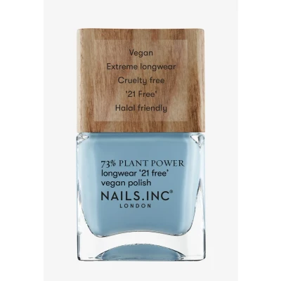 Abbildung von Nails Inc CLEAN TO THE CORE Plant Power veganer Nagellack 73% Based, 100% Vegan &amp; Tierversuchsfrei Perfekte Maniküre, zartes Blau Für umweltbewusste Nail Art