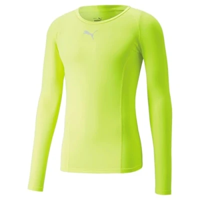 Abbildung von PUMA Herren Liga Baselayer Tee Ls Performance T Shirt, Fizzy Lime, L