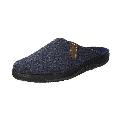 Abbildung von Rohde Damen, Frauen, Pantoletten, Slipper,Sandalen,Freizeitschuhe,Schlupfschuhe,schluepfschuhe,Slipper,Slides,Slip ons,Mules,BLAU,39 EU