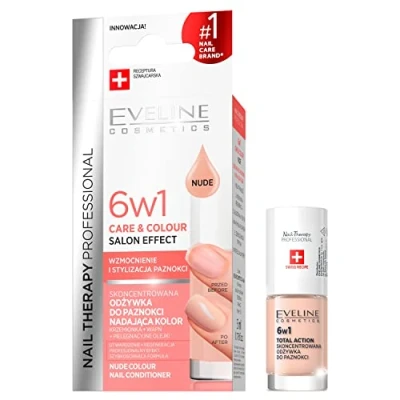 Abbildung von Eveline Cosmetics Nail Therapy Professional Konzentrierter Nagelconditioner Nude, 5 ML Stärkend, Nährend, Langanhaltend