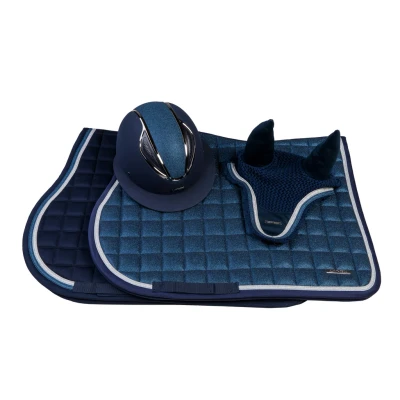 Abbildung von Lami Cell Schabracke Sparkling Dressur Navy Warmblut