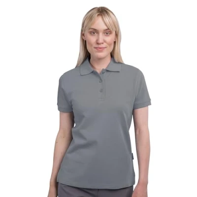 Abbildung von HRM Damen Heavy W Polohemd, Stone, XXL