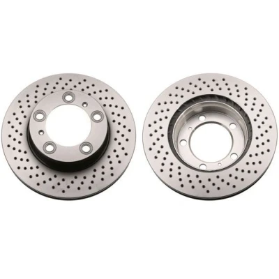 Abbildung von TRW DF6413S Bremsscheibe 298 24 5 130 Belüftet, gelocht lackiert PORSCHE: Boxster