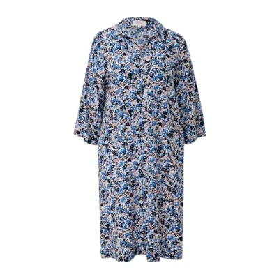 Abbildung von s.Oliver Blusenkleid aus Viskose Navy 42