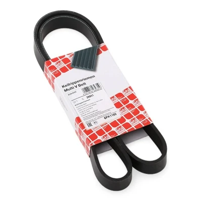 Abbildung von FEBI BILSTEIN 28931 Keilrippenriemen 1180 6 EPDM (Ethylen Propylen Dien Kautschuk) OPEL: Corsa C Hatchback, SKODA: Fabia I Hatchback