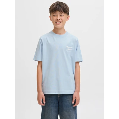 Abbildung von Jack &amp; Jones Junior Jornorrebro TYPO TEE CREW NECK Tshirt print für Kinder, Größe: 152, Skyway