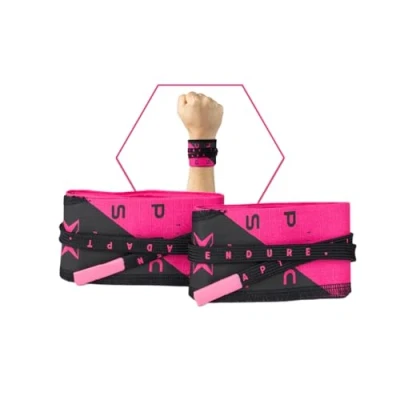 Abbildung von PICSIL Handgelenkschoner aus Stoff für Cross Training, hervorragende Gelenkunterstützung, beugen Verletzungen und Sehnenentzündungen vor, ideal Bodybuilding, Boxen, Gymnastik (Rosa 5cm)