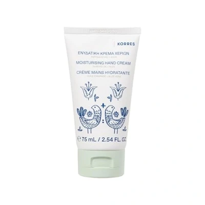 Abbildung von KORRES ALOE &amp; ALMOND OIL intensiv feuchtigkeitsspendende Handcreme, nährend und beruhigt, silkon parabenfrei, 75 ml