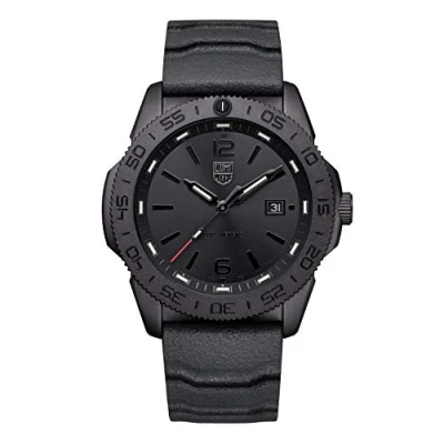 Abbildung von Luminox Pacific Diver Blackout XS.3121.BO Herrenuhr 44mm Taucheruhr in Schwarz mit Datumsanzeige 200m wasserdicht Saphirglas