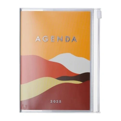 Abbildung von MARK&#039;S 2024/2025 Taschenkalender A6 vertikal, Mountain // Orange: Von September 2024 bis Dezember 2025