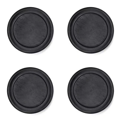 Abbildung von sossai® Pulsar Waschmaschinen Schwingungsdämpfer Vibrationsdämpfer 4 Stück Farbe: Schwarz Material: Vollgummi Anti Vibration rutschfest