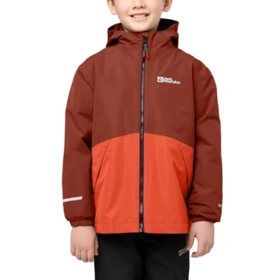 Abbildung von Jack Wolfskin Unisex Kinder Iceland 3in1, Intense Rust, 152 EU