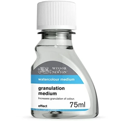 Abbildung von Winsor &amp; Newton 2621762 Aquarell Granuliermalmittel, verleiht Aquarellfarben eine marmorierte oder körnige Struktur, für alle geeignet 75ml Flasche