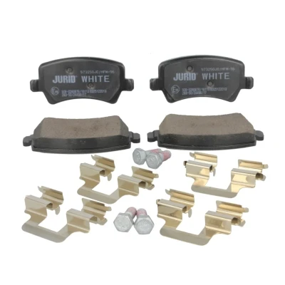 Abbildung von Jurid 573250JC Bremsbelagsatz White Low Dust Keramik nicht für Verschleißwarnanzeiger vorbereitet FORD: Galaxy Mk2 MPV, S Max Mk1, Mk1 MPV