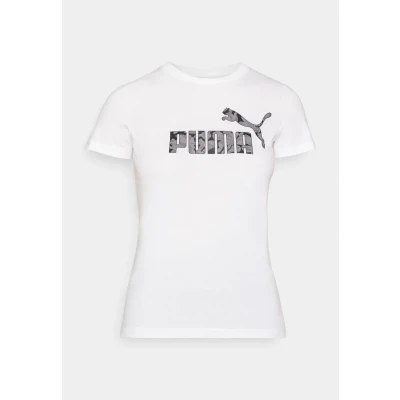 Abbildung von Puma Nature TEE Tshirt print, Damen, Größe: XL, White