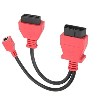 Abbildung von Tbest OBD2 Kabeladapter, Programmierkabelanschluss Ethernet OBDII Diagnosescanner Adapterkabel für Autel MS908 PRO MS908S MaxiSys Elite IM608 F Chassis