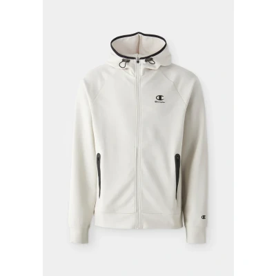 Abbildung von Champion Ctech FULL ZIP Hoodie Sweatjacke, Herren, Größe: Large, Offwhite